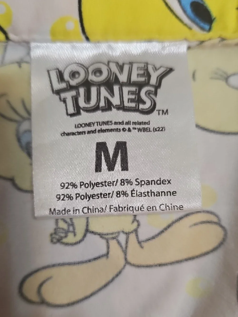 Warner Bros. Tweety Bird Yellow & White Girls Pajama Set